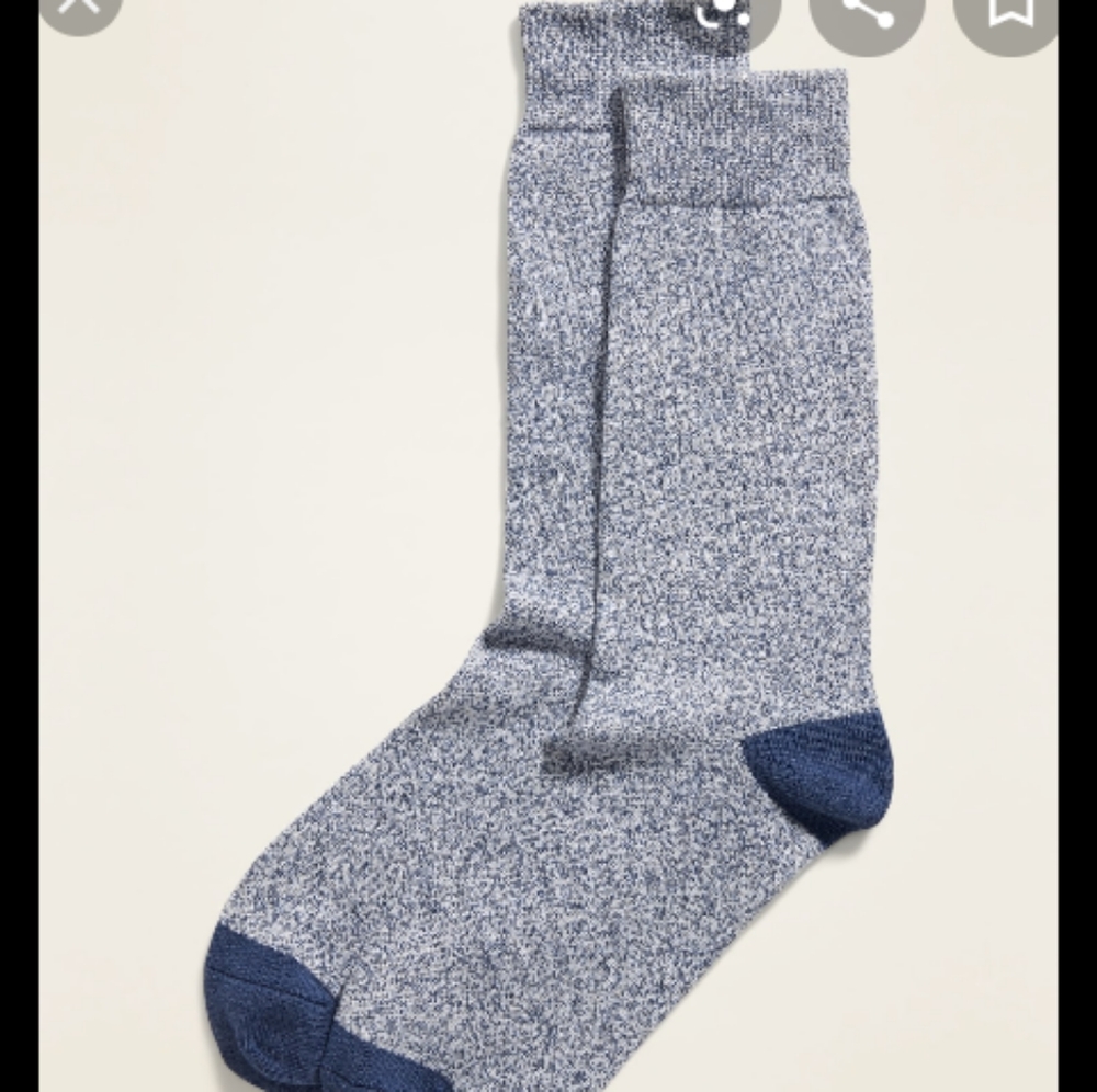 Old navy crew socks blue, black, red